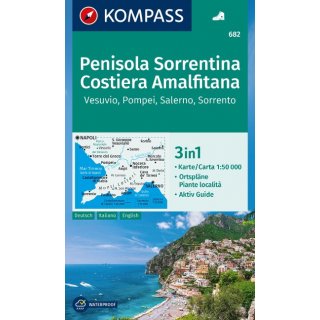 WK  682 Penisola Sorrentina (Halbinsel Sorrent) 1:50.000