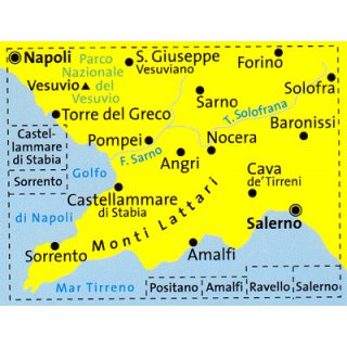 WK  682 Penisola Sorrentina (Halbinsel Sorrent) 1:50.000