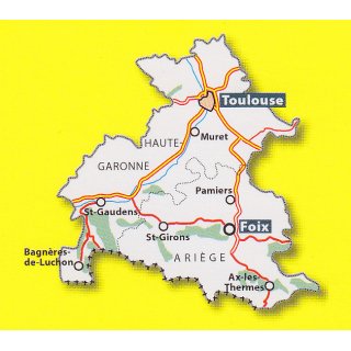 Garonne-Tal/Pay de Foix 1:150.000