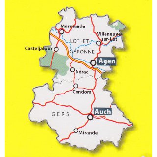 336 Gascogne 1:150.000