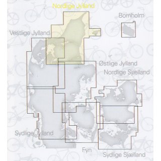 Jtland, Nord (Nordlige Jylland) 1:100.000