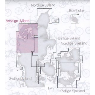 Jtland, West (Vestlige Jylland) 1:100.000