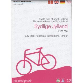 Jtland, Sd (Sydlige Jylland) 1:100.000