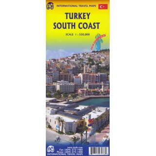 Türkei Südküste 1:550.000