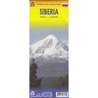 Sibirien 1:3.600.000