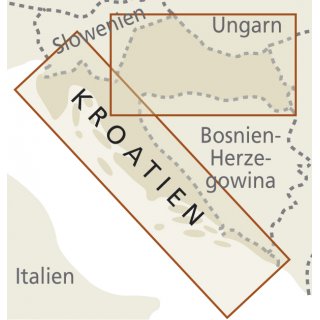 Kroatien 1:300.000/700.000