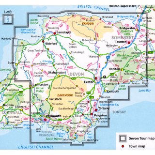 Devon & Somerset West 1:130 000