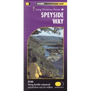 Speyside Way - Aviemore to Buckie 1:40.000