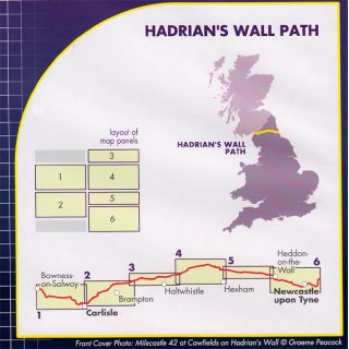 Hadrians Wall Path 1:40.000