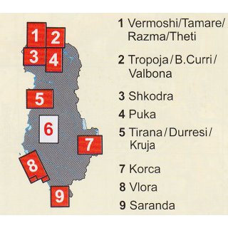 6 Elbasan/Berat 1:50.000