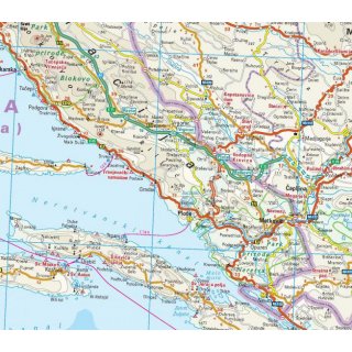 Bosnien-Herzegowina, Montenegro 1:350.000