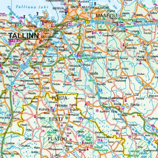 Estonia & Tallinn 1:400.000/1:8.000
