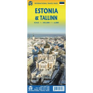 Estonia & Tallinn 1:385.000/1:6 000
