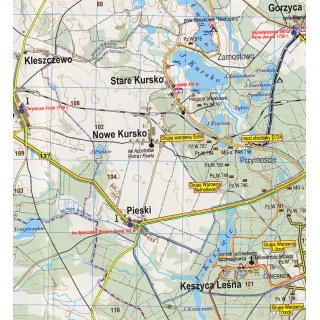 Ostwall- Lagower Seengebiet1:60.000