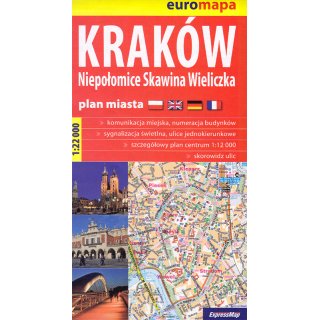 Krakau (Krakow) 1:20.000 laminiert