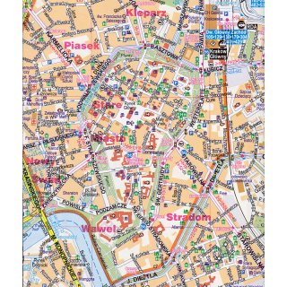 Krakau (Krakow) 1:20.000 laminiert