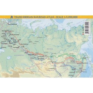 Trans-Siberian Railroad Atlas 1:3.200.000