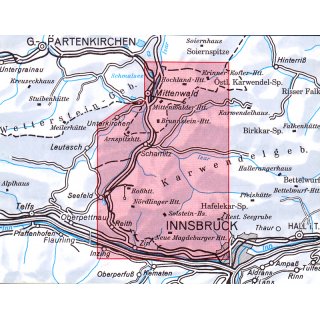  3/4  Lechtaler Alpen, Heiterwand und Muttekopfgebiet 1:25.000