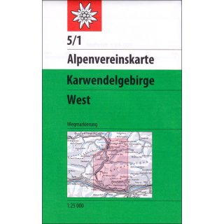  5/1  Karwendelgebirge West 1:25.000
