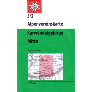 5/2  Karwendelgebirge Mitte 1:25.000