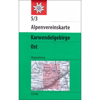 5/3  Karwendelgebirge Ost 1:25.000