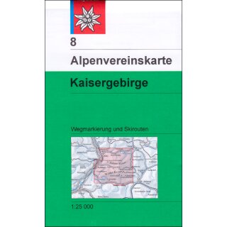 8  Kaisergebirge 1:25.000