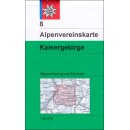 8  Kaisergebirge 1:25.000