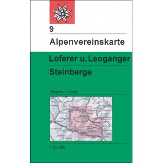 9 Loferer und Leoganger Steinberge 1:25.000