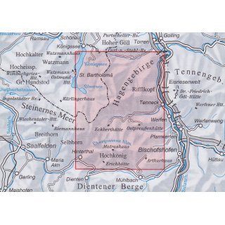 10/2 Hochknig, Hagengebirge 1:25.000