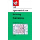 10/2 Hochkönig, Hagengebirge 1:25.000