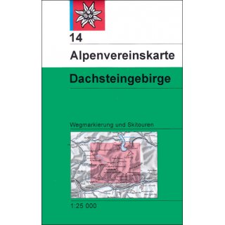 14 Dachsteingebirge 1:25.000