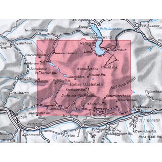 14 Dachsteingebirge 1:25.000