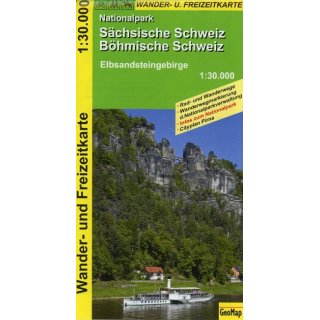 Sächsische - Böhmische Schweiz Nationalpark 1:30.000