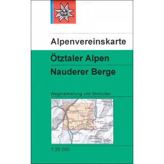 30/4 tztaler Alpen - Nauderer Berge 1:25.000