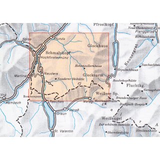 30/4 tztaler Alpen - Nauderer Berge 1:25.000