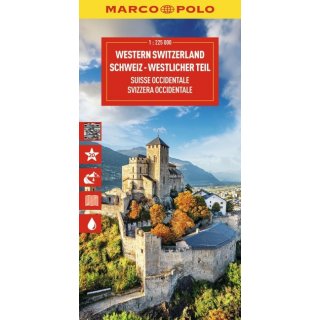 Schweiz - Westlicher Teil 1:200.000