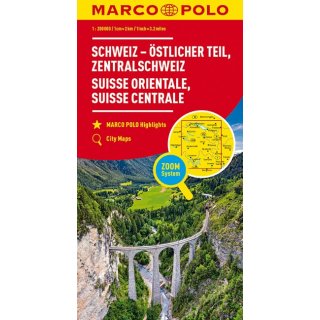 Schweiz - stlicher Teil 1:225.000