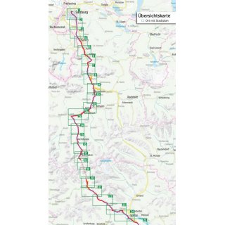 Alpe Adria Radweg 1:50.000