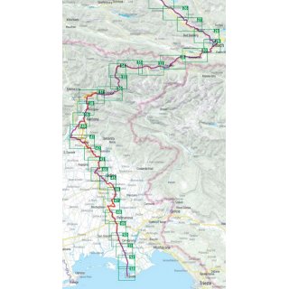 Alpe Adria Radweg 1:50.000