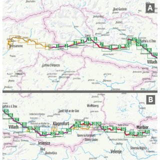 Drau-Radweg 1:75.000