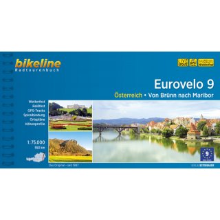 EuroVelo 9 - Von Brünn nach Maribor 1:75.000