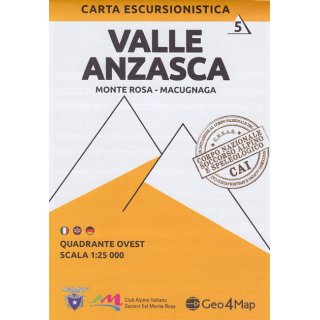 5 Valle Anzasca (West) 1:25.000