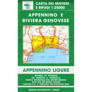 Appennino e Riviera Genovese 1:25.000