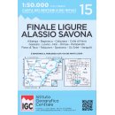 15 Finale Ligure, Alassio, Savona 1:50.000