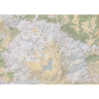 Bulgarien: Witoscha-Gebirge - Werila-Gebirge 1:25.000