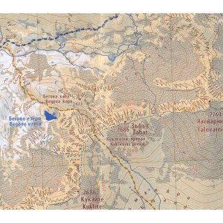 Bulgarien: Pirin-Gebirge (Sd) 1:25.000
