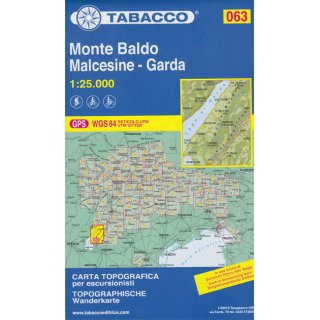 063 Monte Baldo - Malcesine - Gardai 1:25.000