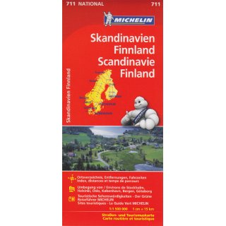 Skandinavien, Finnland 1:1,5 Mio.
