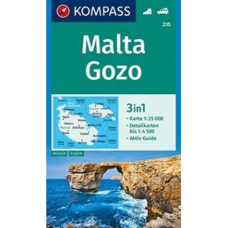 Malta, Gozo 1:25.000