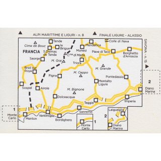 14 Sanremo Imperia - Monte Carlo 1:50.000